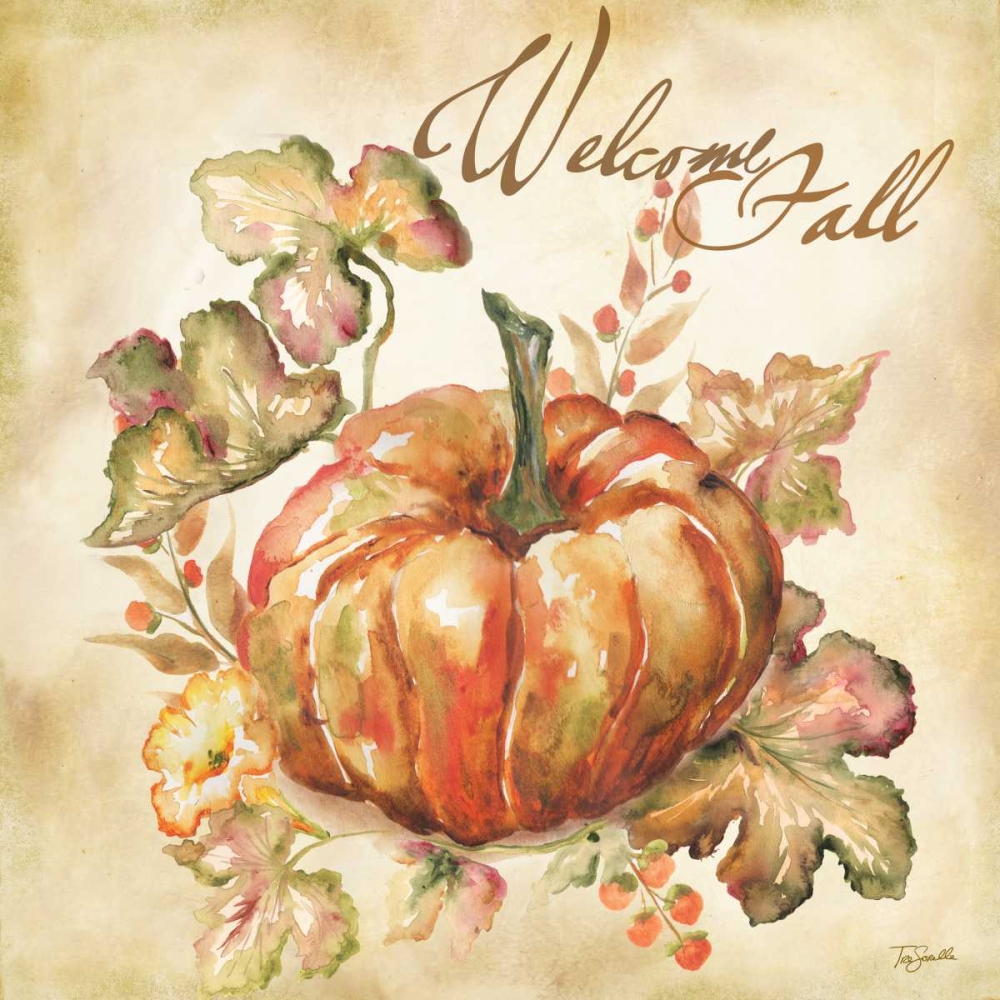 Watercolor Harvest IV art print by Tre Sorelle Studios for $57.95 CAD