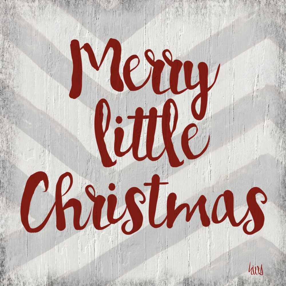 Chevron Christmas I art print by h.artworks for $57.95 CAD