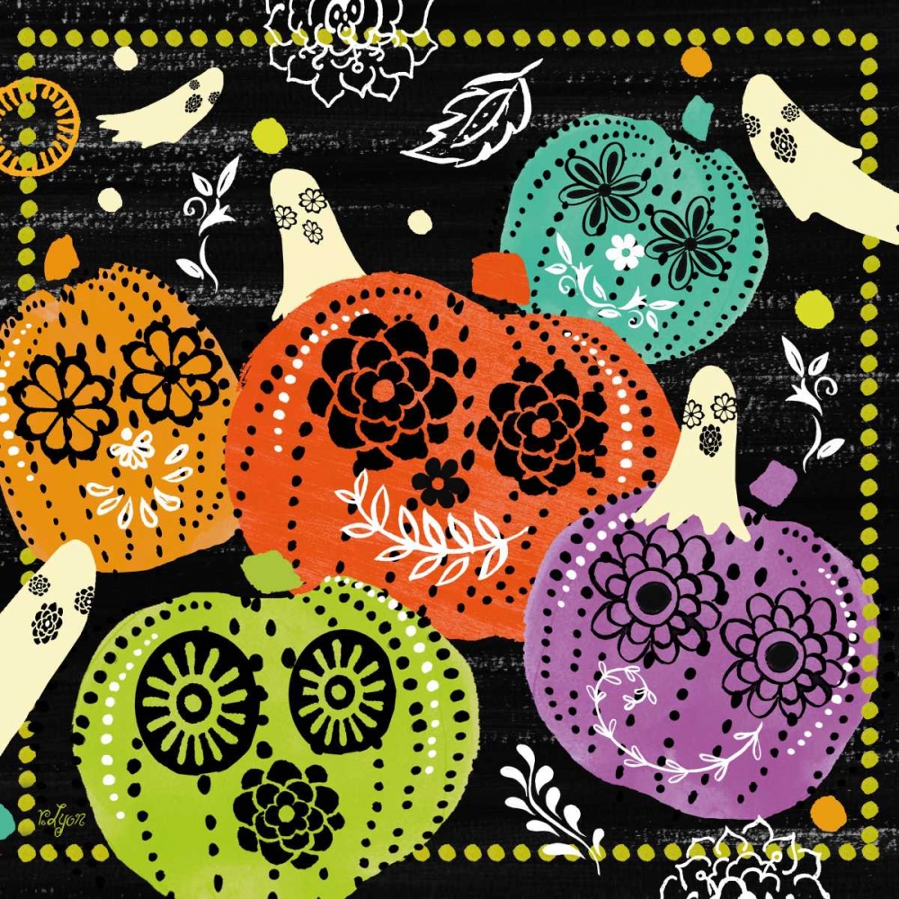 Pumpkin Patch I art print by Rebecca Lyon for $57.95 CAD