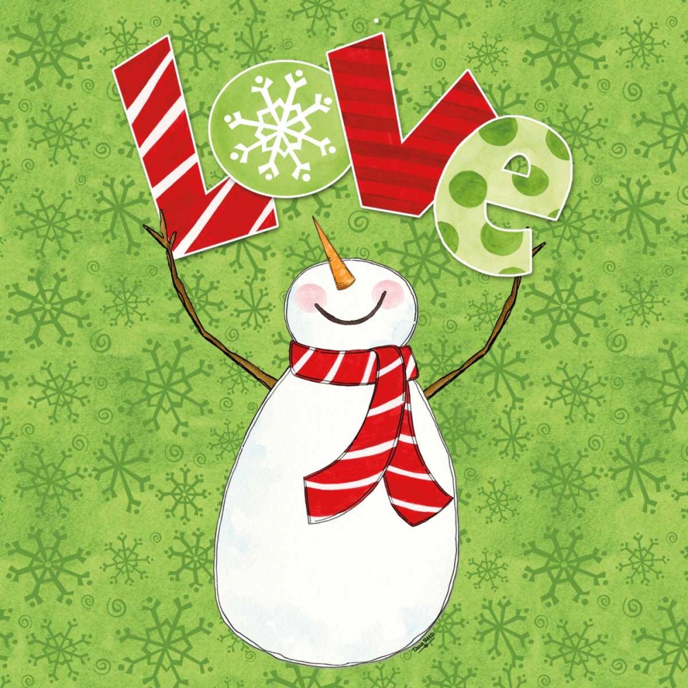 Winter Wonderland Snowmen I art print by Tara Reed for $57.95 CAD