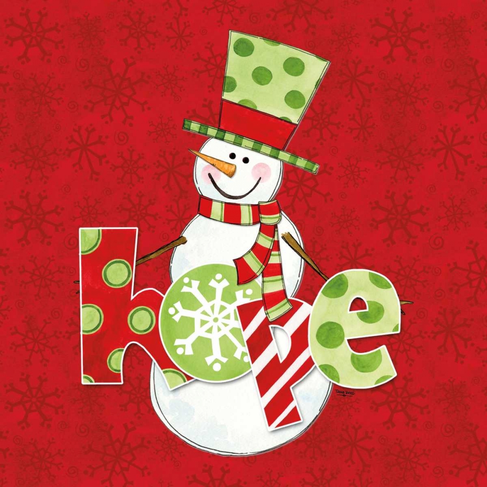 Winter Wonderland Snowmen IV art print by Tara Reed for $57.95 CAD