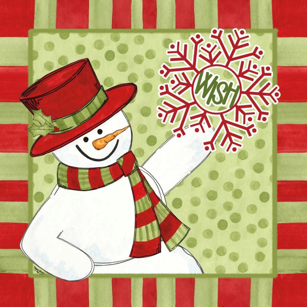Sentimental Snowmen I art print by Tara Reed for $57.95 CAD