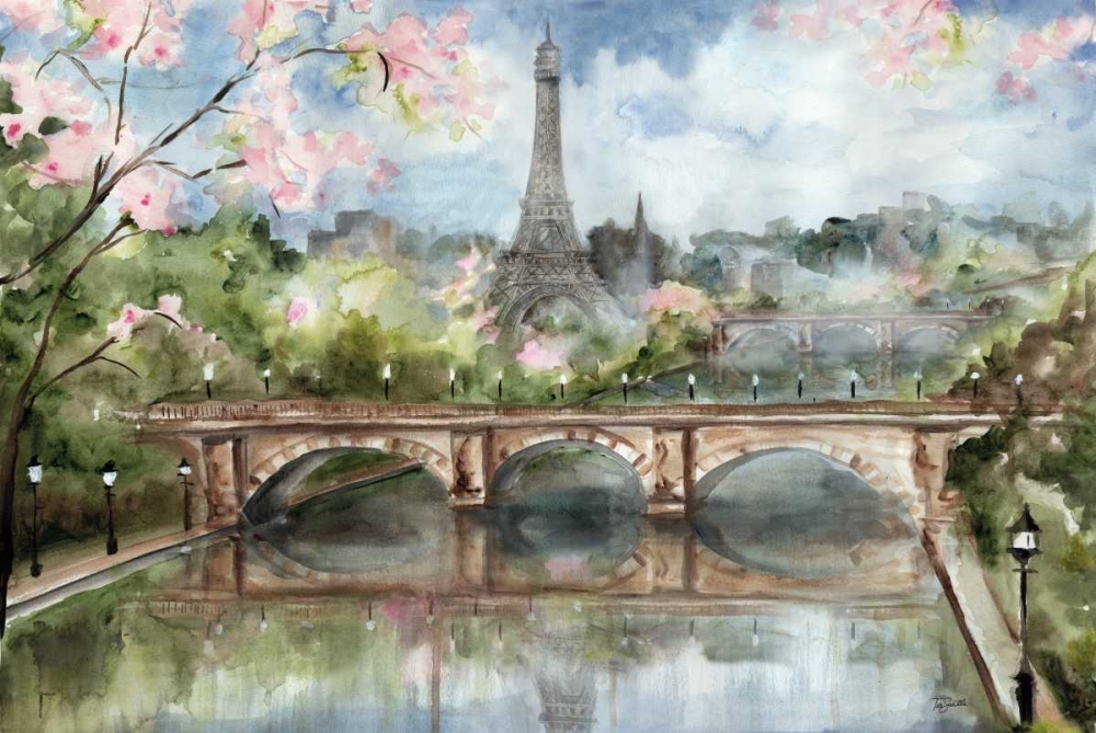 A Spring Day in Paris art print by Tre Sorelle Studios for $57.95 CAD