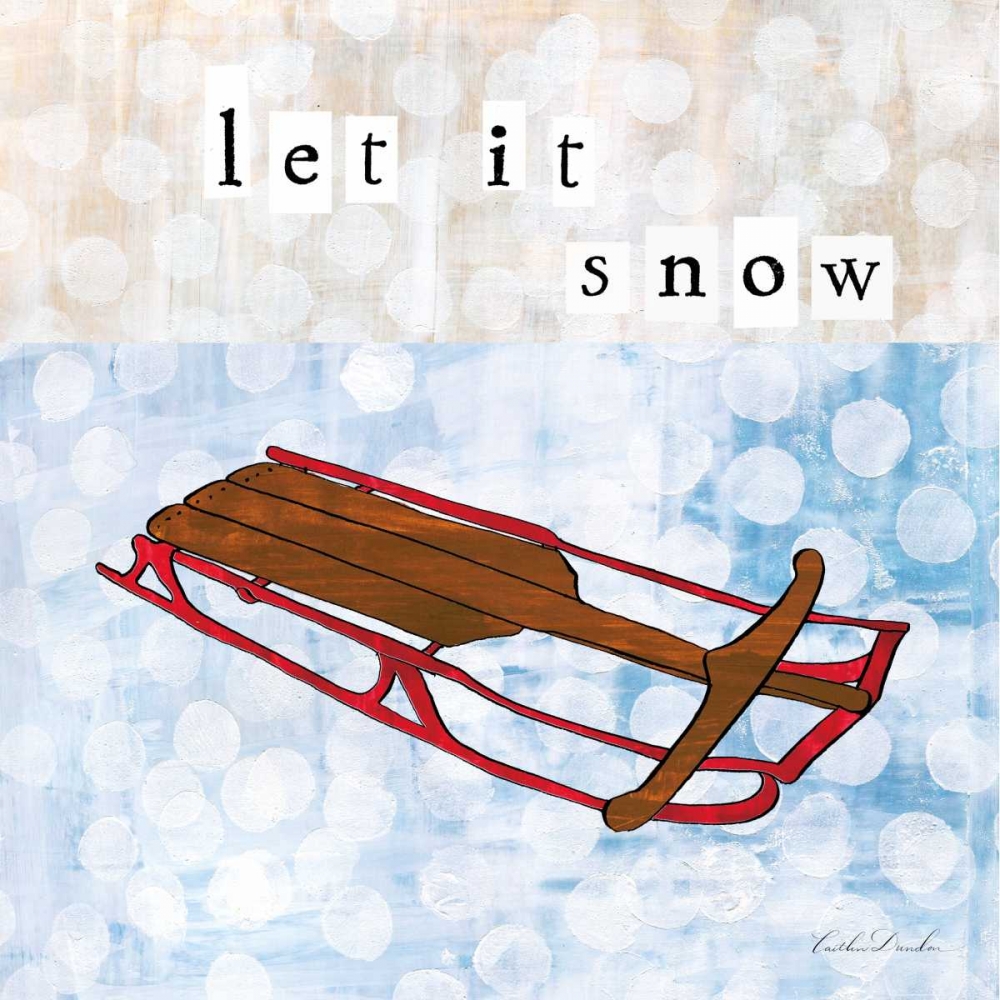 Winter Wonderland III art print by Caitlin Dundon for $57.95 CAD