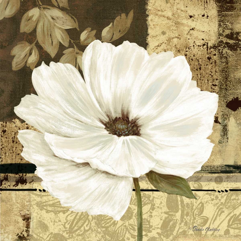 Poppies in Grey I art print by Pamela Gladding for $57.95 CAD