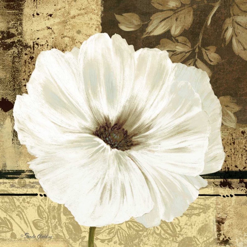 Poppies in Grey II art print by Pamela Gladding for $57.95 CAD
