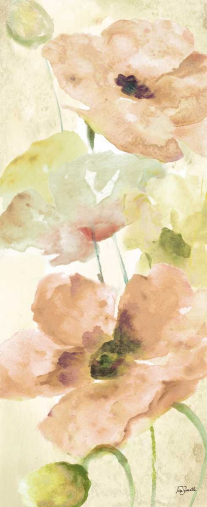 Watercolor Blush Panel II art print by Tre Sorelle Studios for $57.95 CAD