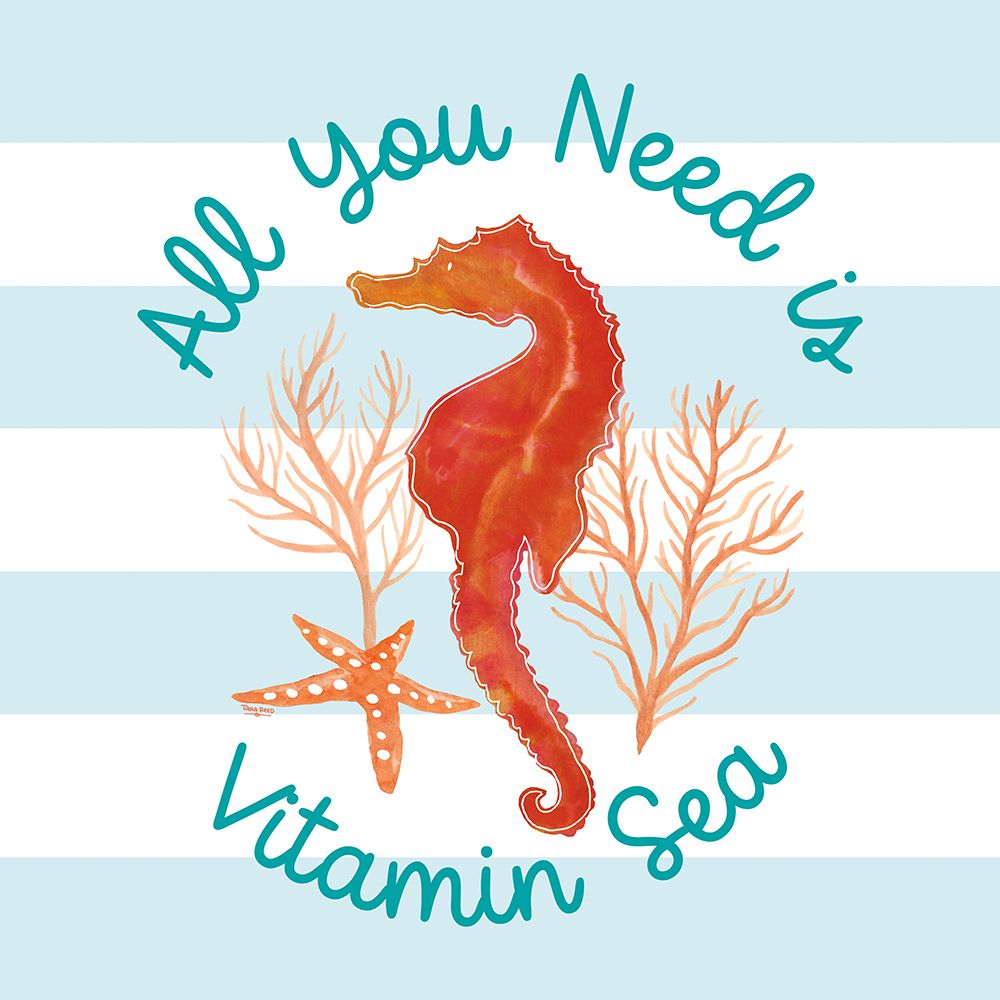 Coral Aqua V art print by Tara Reed for $57.95 CAD