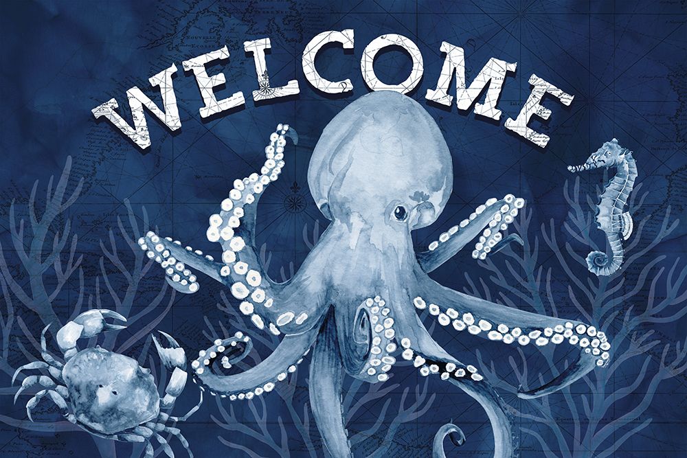 Deep  Blue Sea XV art print by Tara Reed for $57.95 CAD