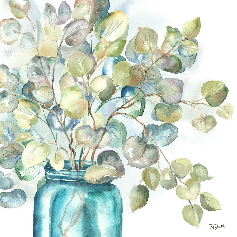 Eucalyptus  in Mason Jar II art print by Tre Sorelle Studios for $57.95 CAD