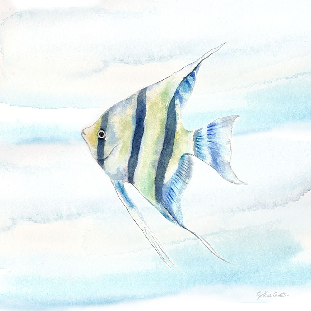 Great Blue Sea IX art print by Cynthia Coulter for $57.95 CAD