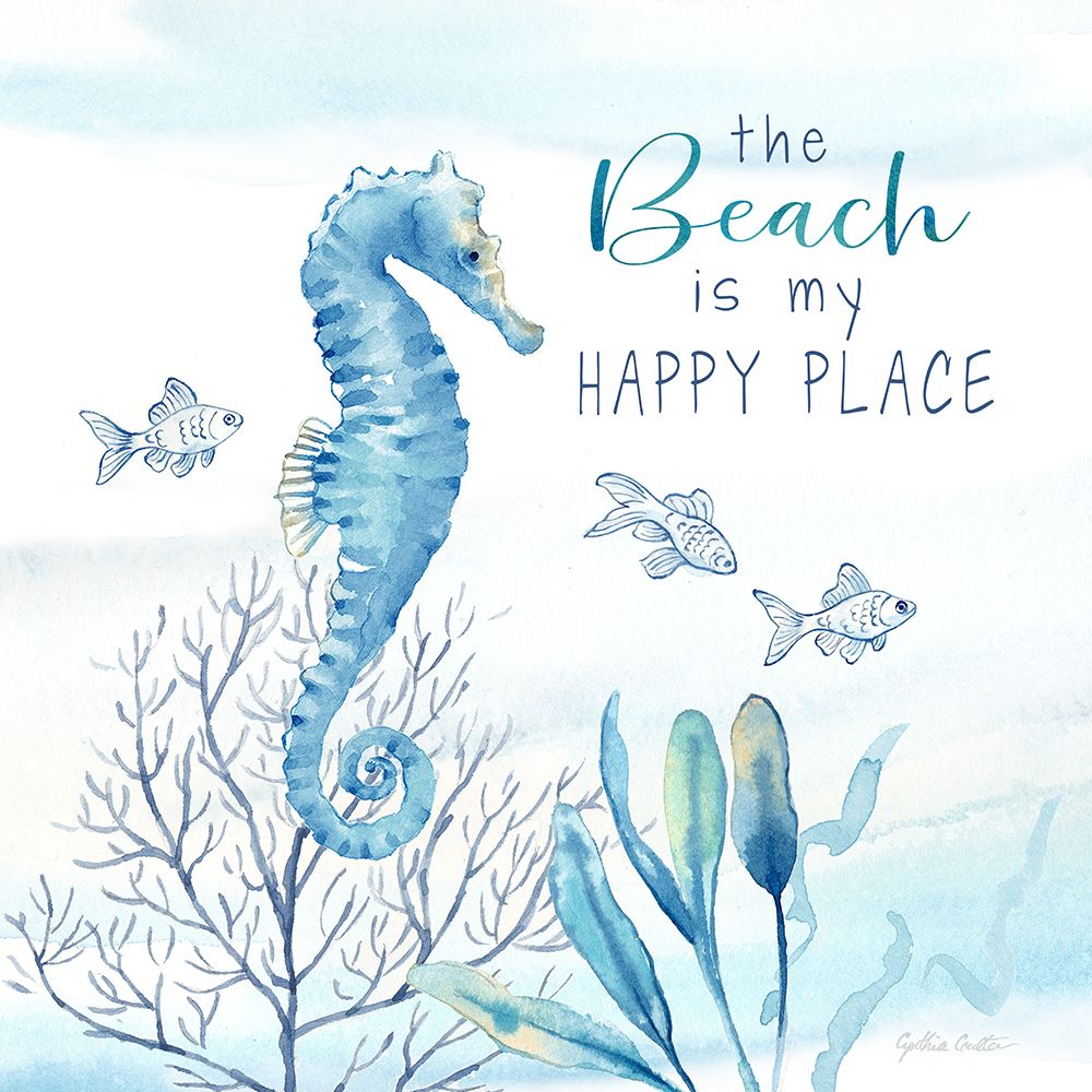 Great Blue Sea XIX art print by Cynthia Coulter for $57.95 CAD
