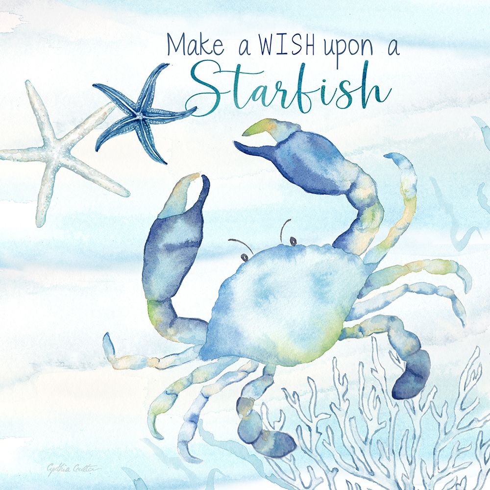Great Blue Sea XXII art print by Cynthia Coulter for $57.95 CAD