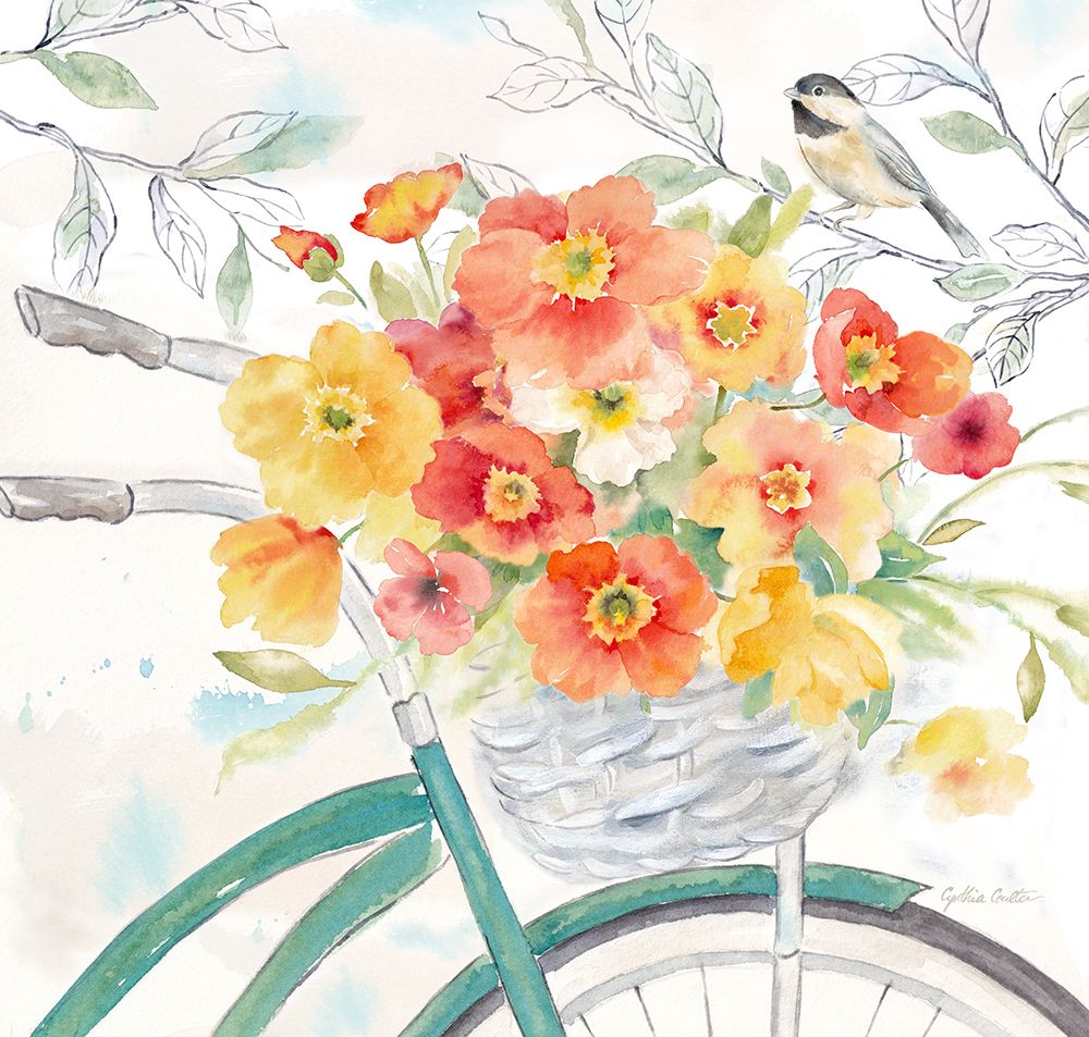 Happy Poppies II art print by Cynthia Coulter for $57.95 CAD