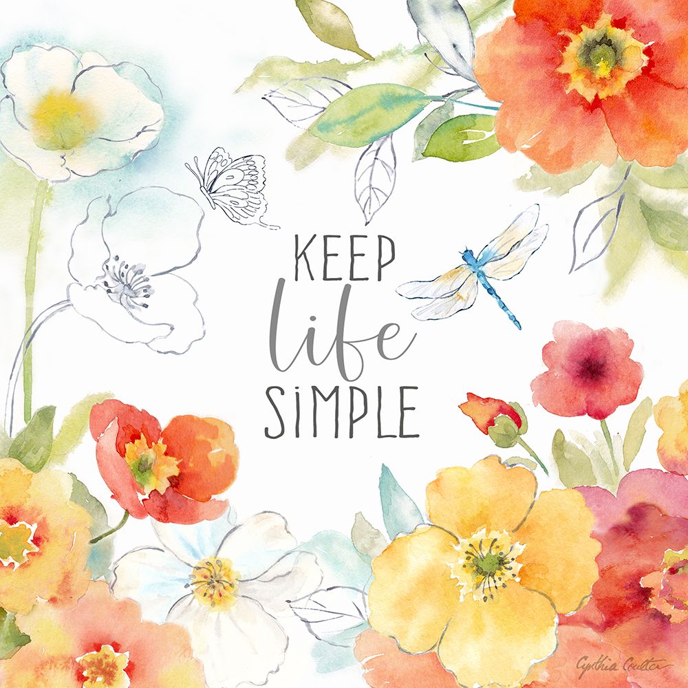 Happy Poppies VII art print by Cynthia Coulter for $57.95 CAD