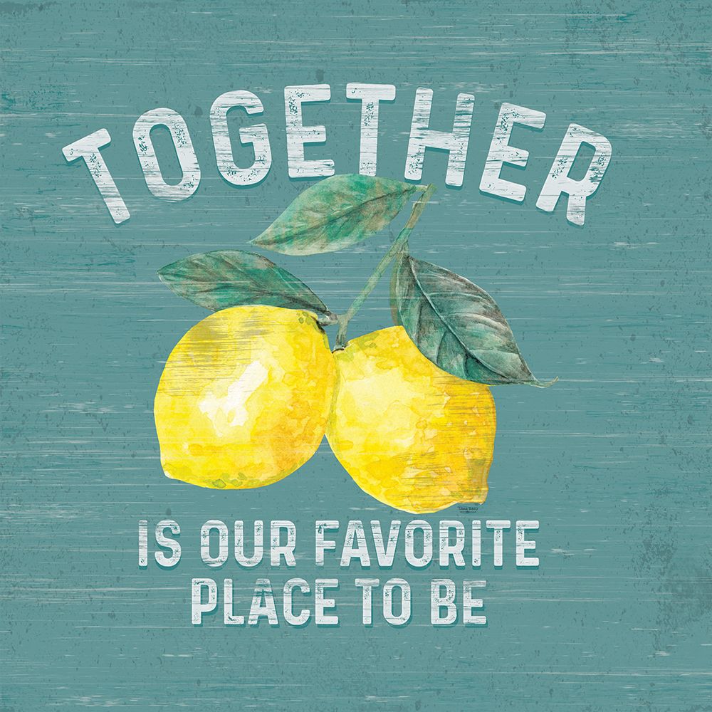 Happy  Thoughts V on Teal art print by Tara Reed for $57.95 CAD