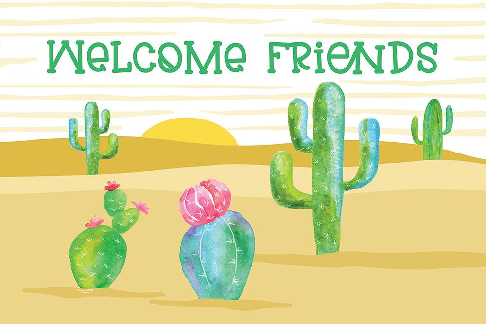 Playful Cactus VIII art print by Tara Reed for $57.95 CAD