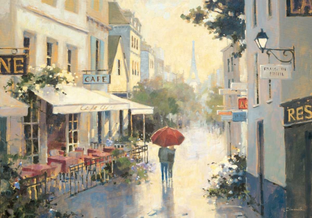 Cafe de Ville art print by Marilyn Simandle for $57.95 CAD