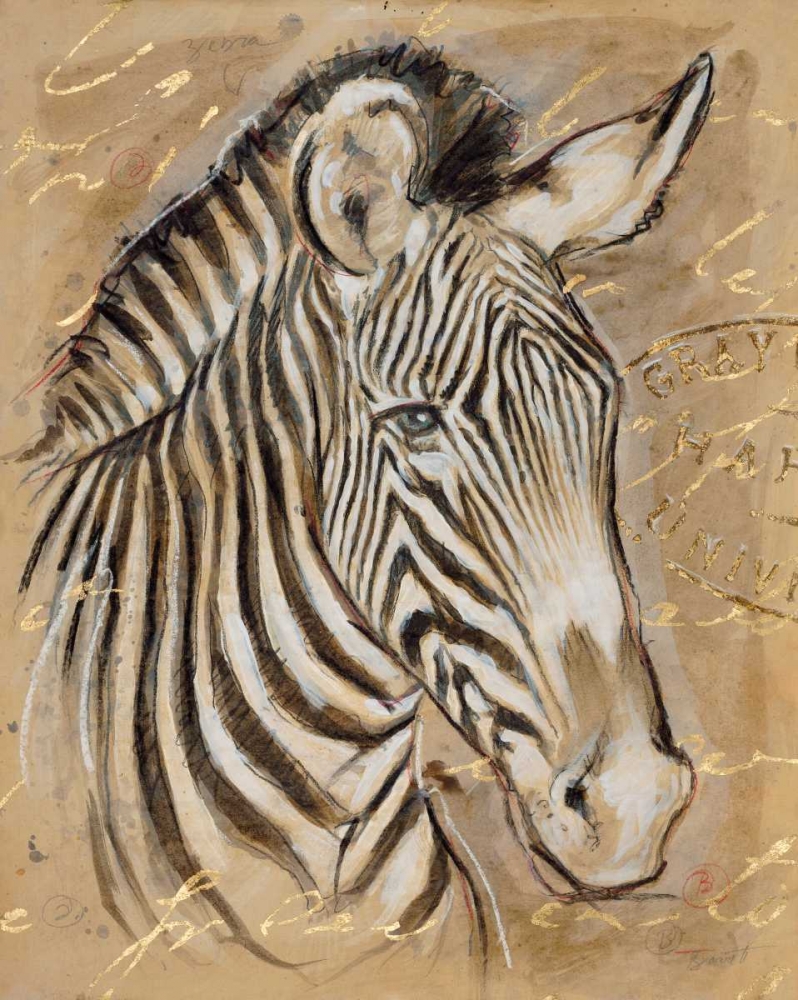 Safari Zebra art print by Chad Barrett for $57.95 CAD