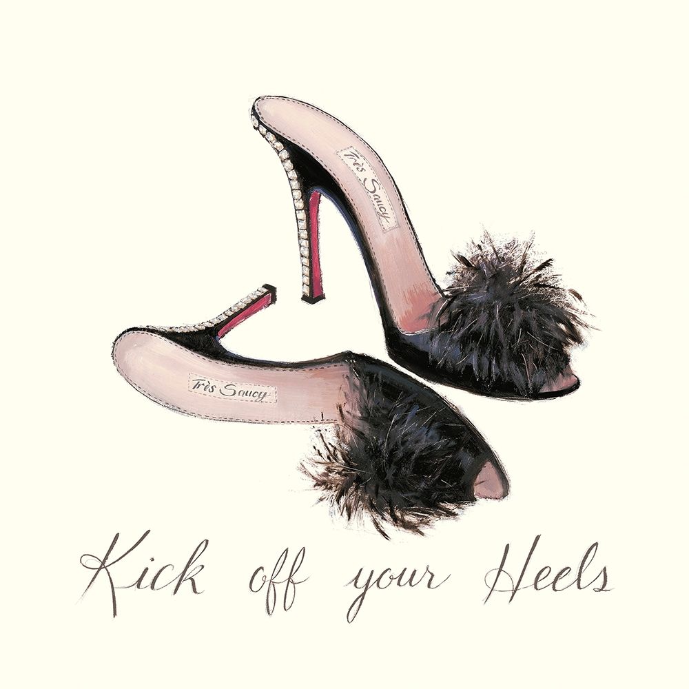 KICK OFF YOUR HEELS art print by Emily Adams for $57.95 CAD