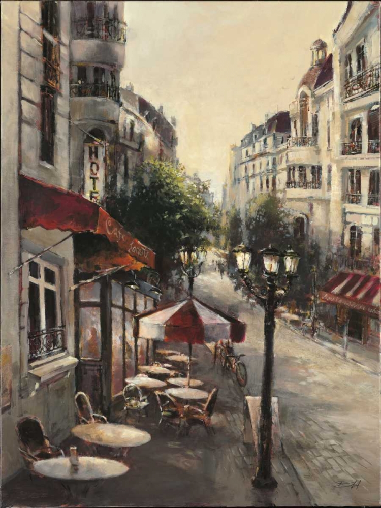 Promenade Cafe art print by Brent Heighton for $57.95 CAD