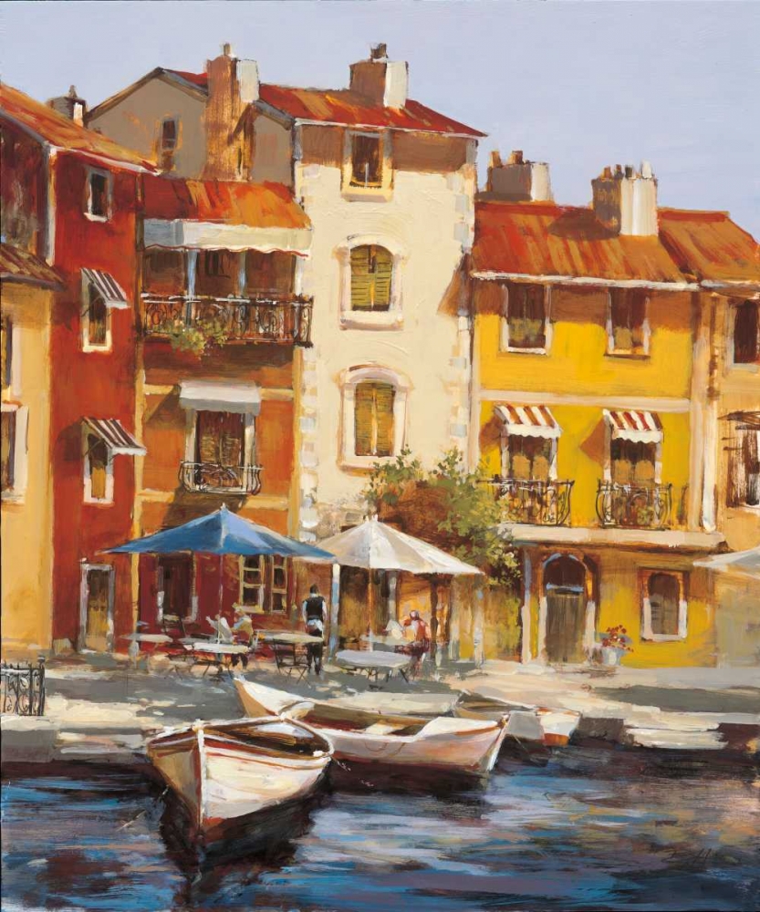 Mediterranean Waterfront II art print by Brent Heighton for $57.95 CAD