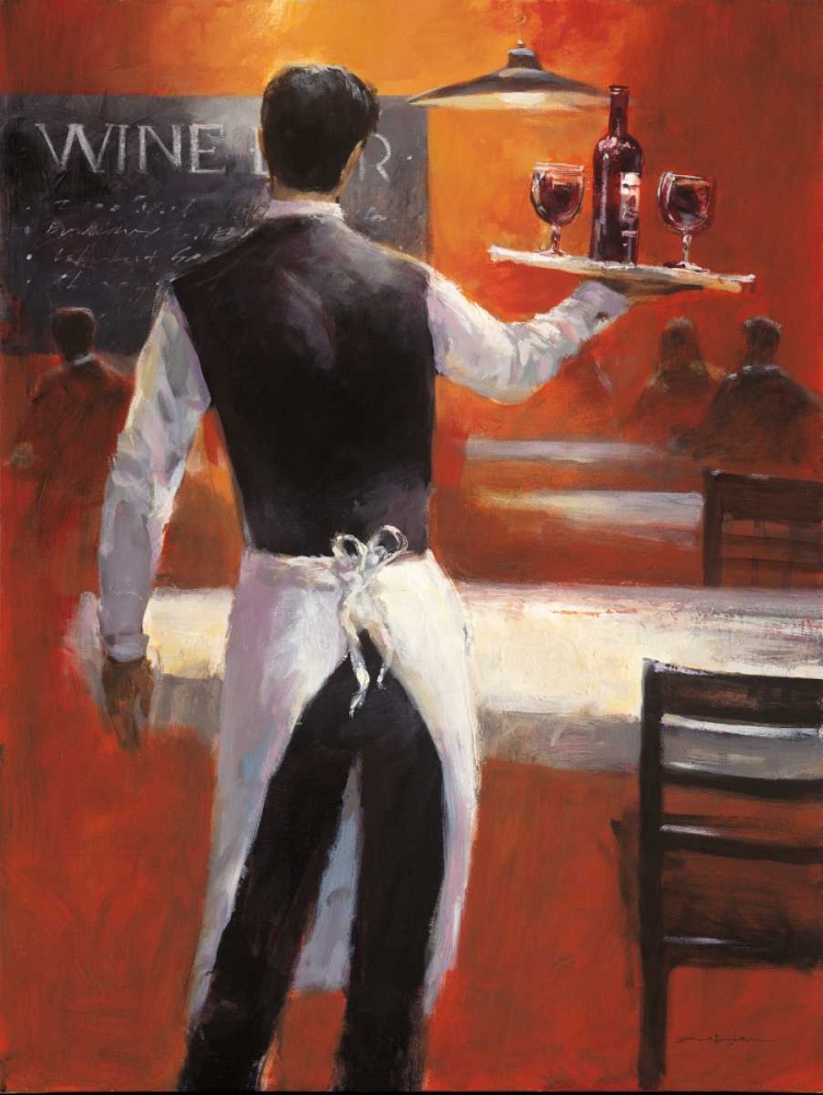 Wine Bar art print by Brent Heighton for $57.95 CAD