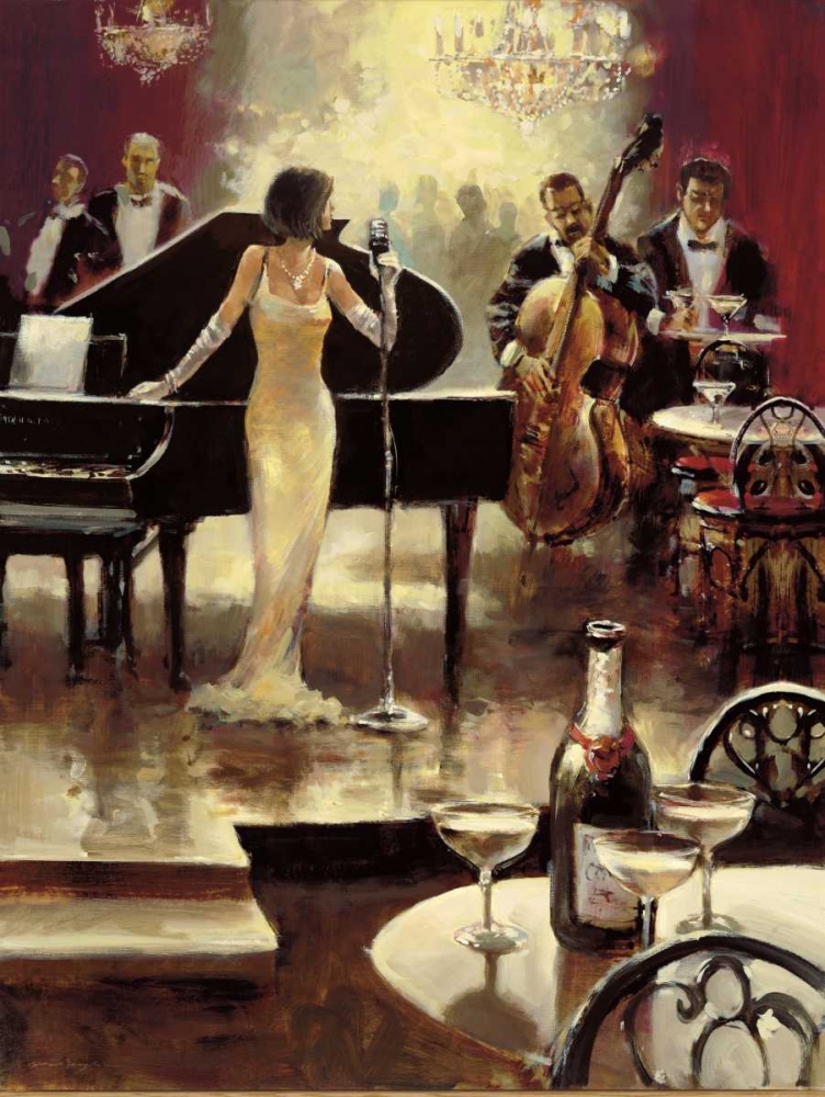 Jazz Night Out art print by Brent Heighton for $57.95 CAD
