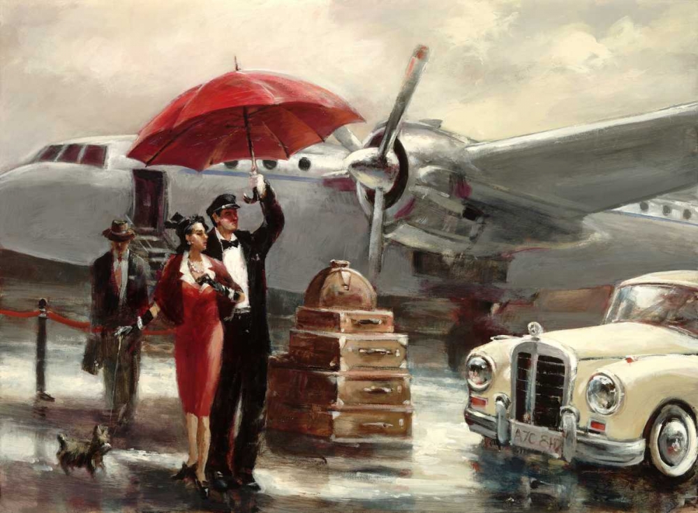 Transcontinental Flight art print by Brent Heighton for $57.95 CAD