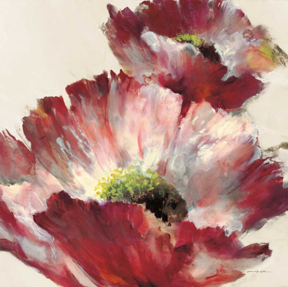 Lush Poppy On Cream art print by Brent Heighton for $57.95 CAD
