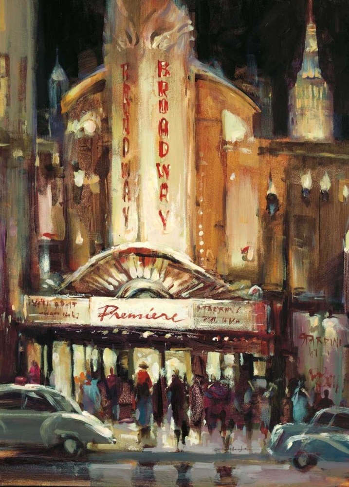 Broadway Premiere art print by Brent Heighton for $57.95 CAD