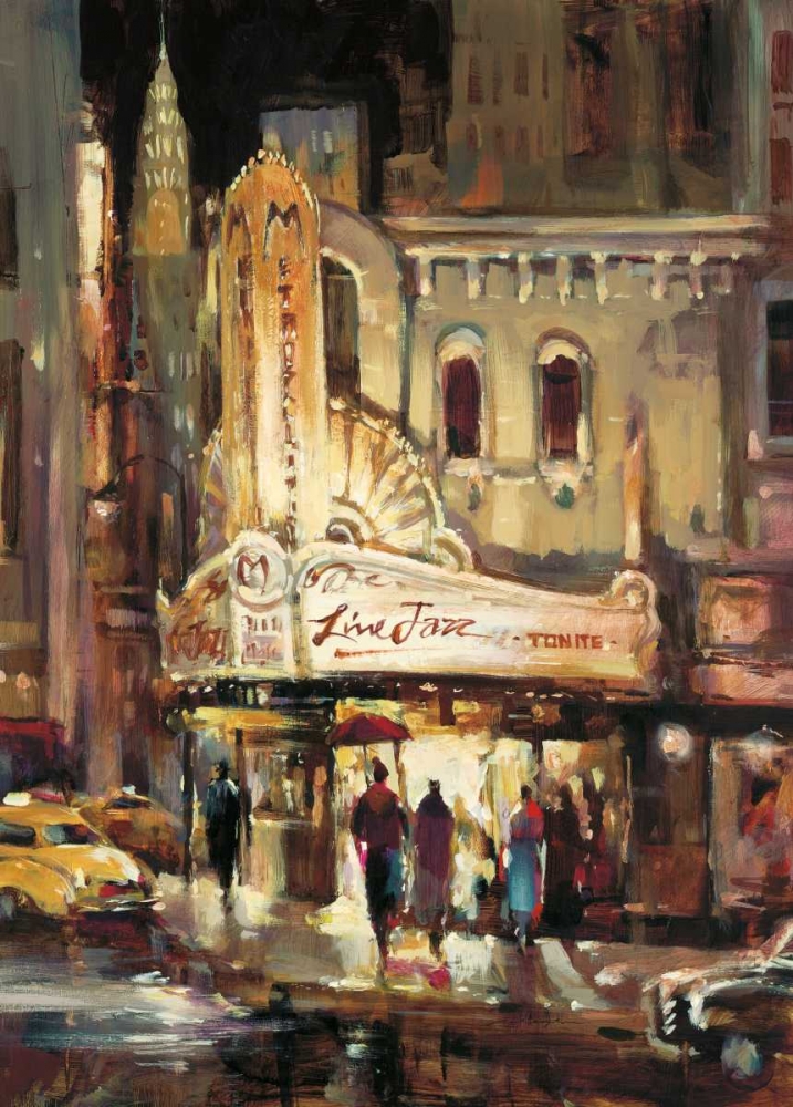 Metropolitan Jazz art print by Brent Heighton for $57.95 CAD