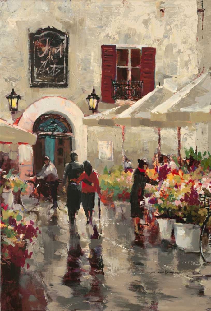 Rue De Fleurs art print by Brent Heighton for $57.95 CAD