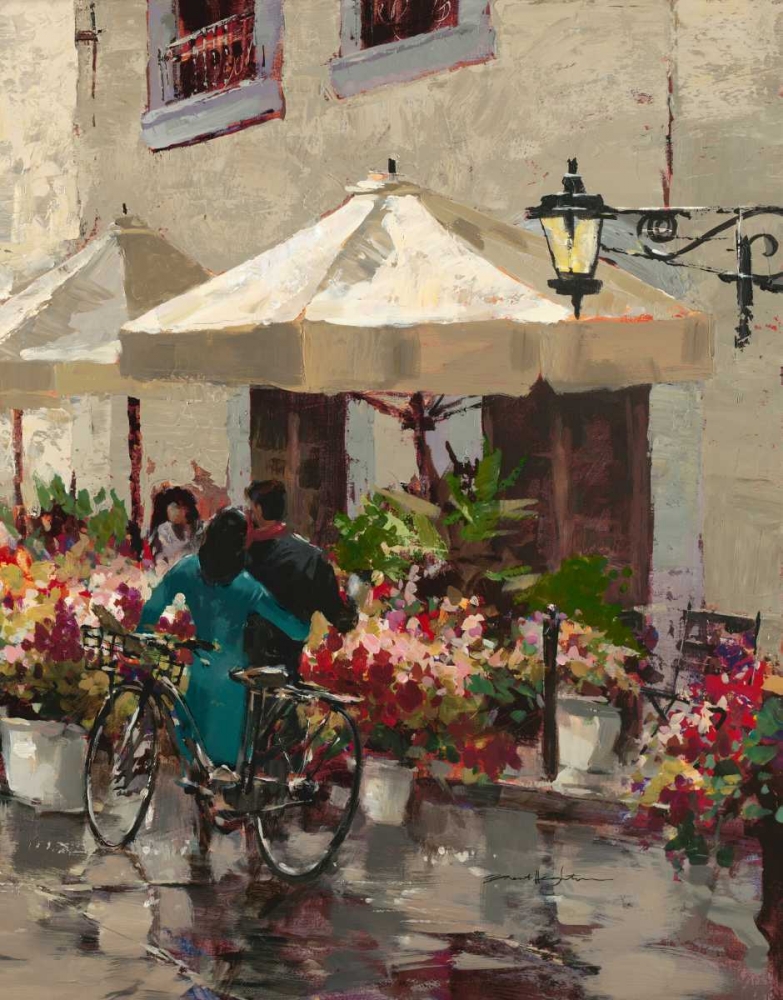 Flower Market Street art print by Brent Heighton for $57.95 CAD