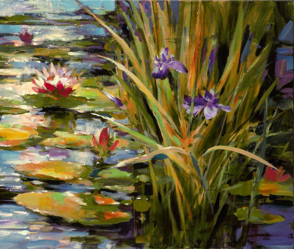 Pond Iris art print by Brent Heighton for $57.95 CAD