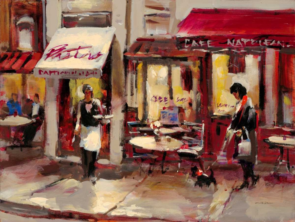 Sidewalk Bistro art print by Brent Heighton for $57.95 CAD