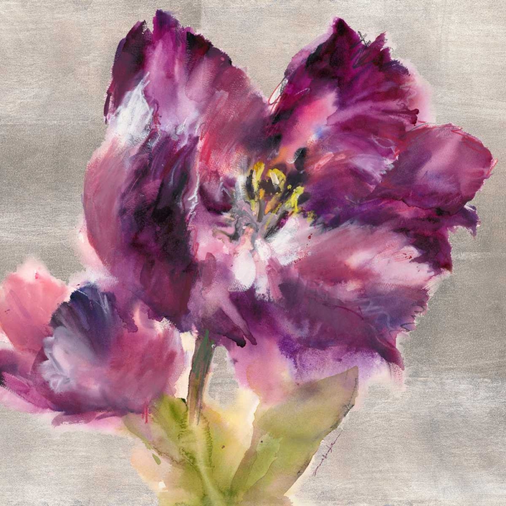 Purple Flourish art print by Brent Heighton for $57.95 CAD