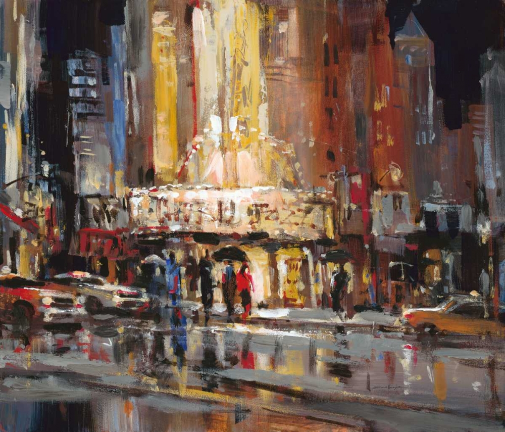 Street Scene Abstract art print by Brent Heighton for $57.95 CAD