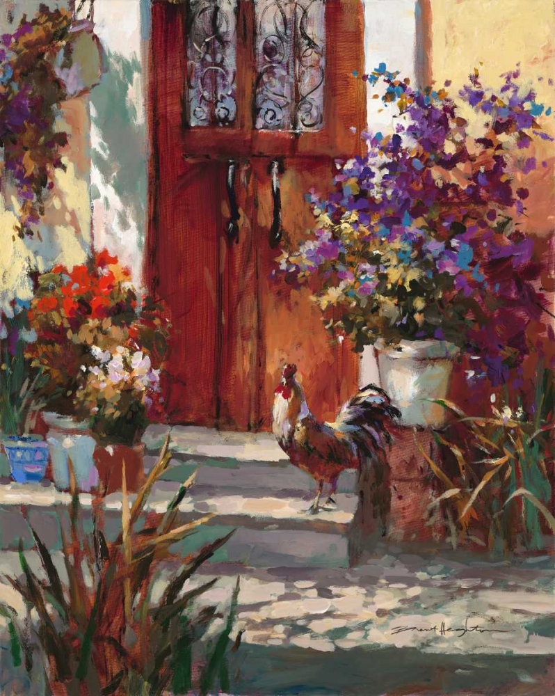 Cottage Rooster art print by Brent Heighton for $57.95 CAD