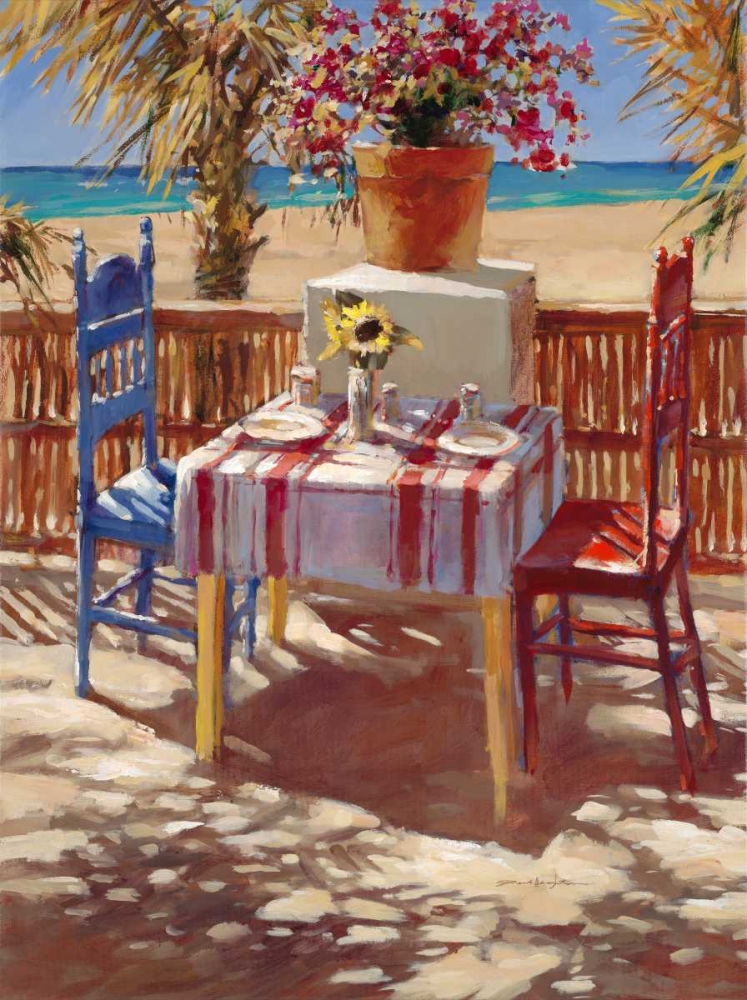 Seaside Cafe art print by Brent Heighton for $57.95 CAD