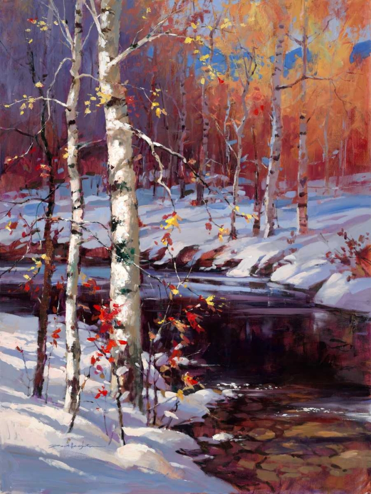 Snowy Birch art print by Brent Heighton for $57.95 CAD