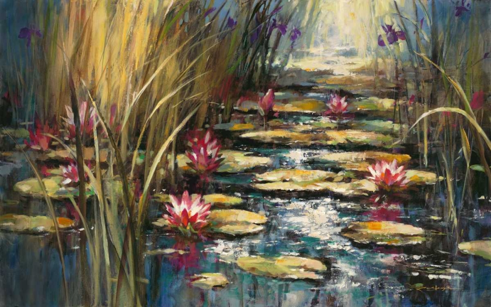 Impressionists Pond art print by Brent Heighton for $57.95 CAD
