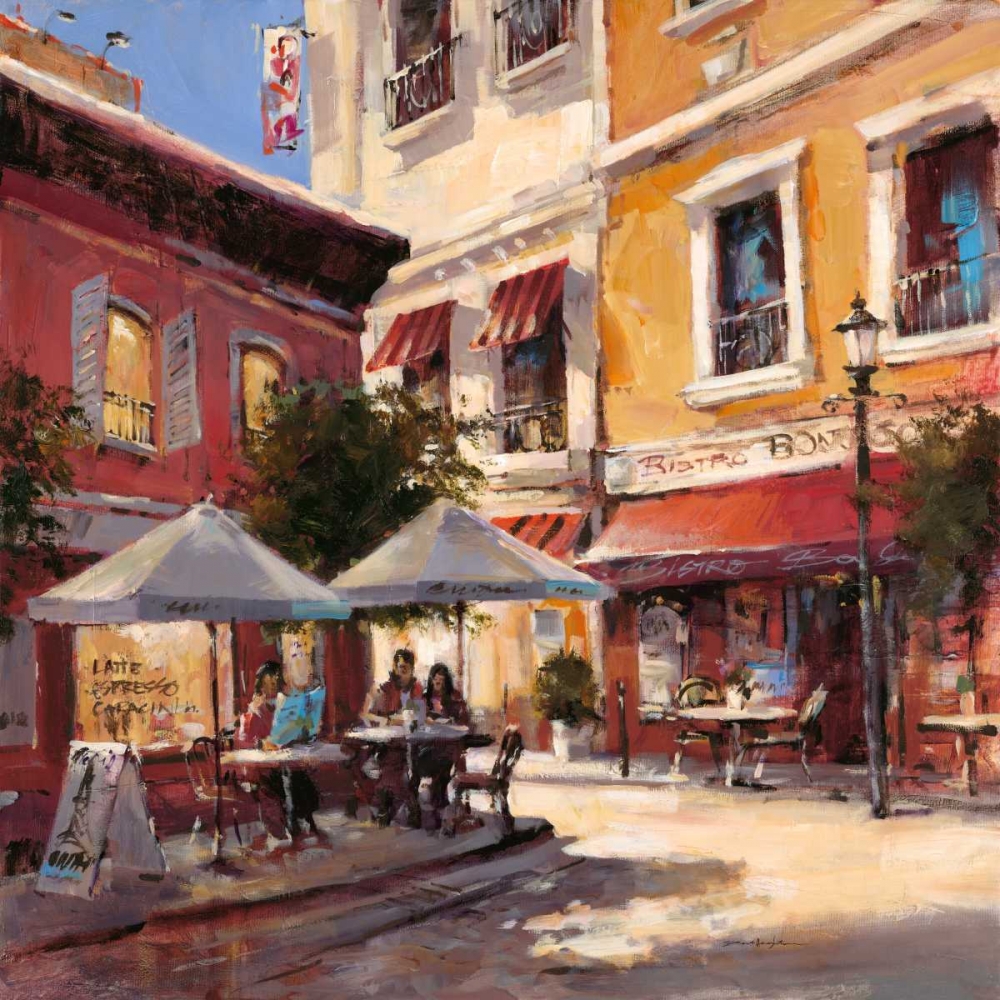 Cafe Break art print by Brent Heighton for $57.95 CAD