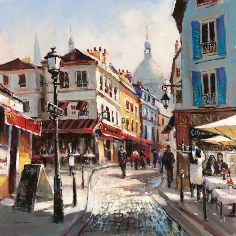 Cafe Stroll art print by Brent Heighton for $57.95 CAD