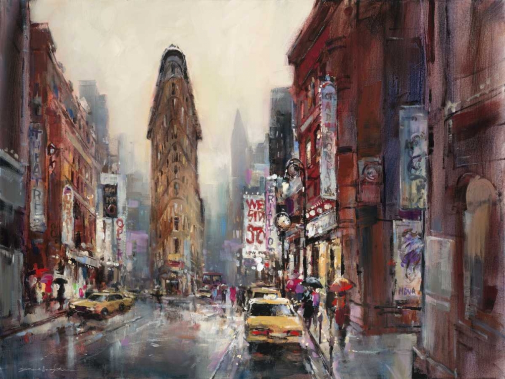 New York Rain art print by Brent Heighton for $57.95 CAD