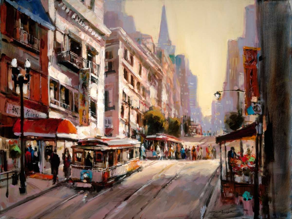 Powell Mason Line art print by Brent Heighton for $57.95 CAD