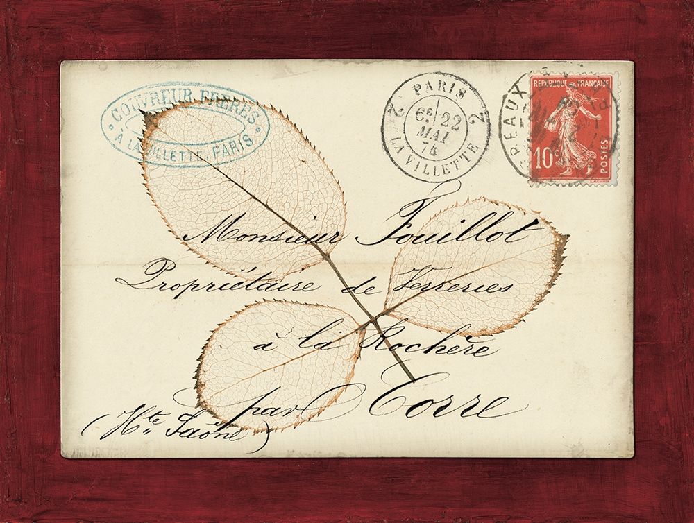 Oak Leaf Envelope art print by Booker Morey for $57.95 CAD