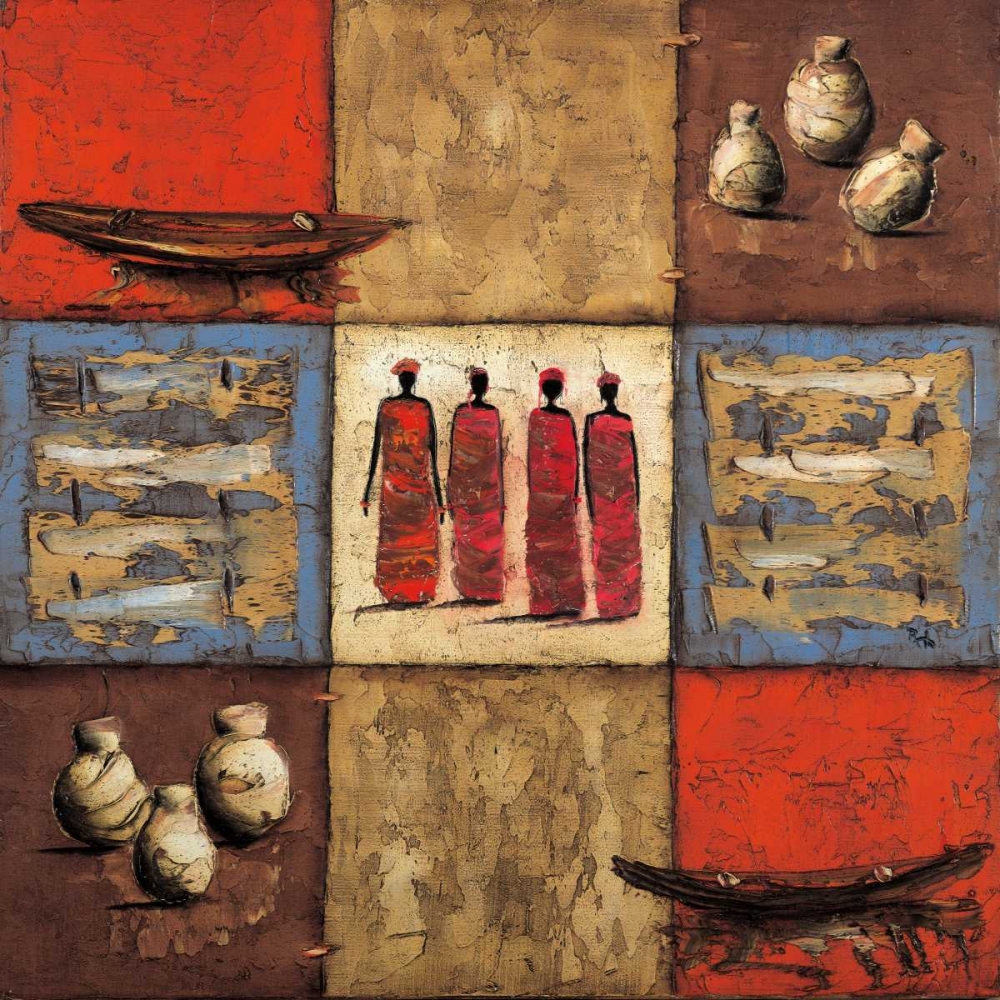 Village Life art print by Michel Rauscher for $57.95 CAD