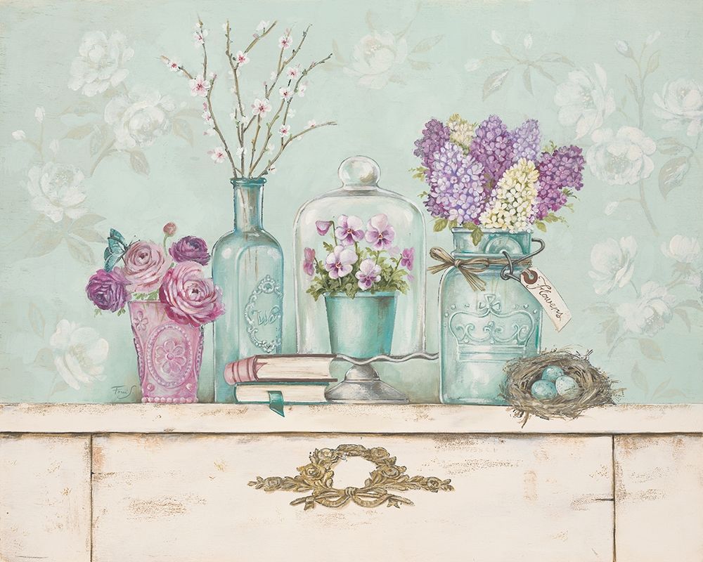 Pretty Vignette 1 art print by Stefania Ferri for $57.95 CAD