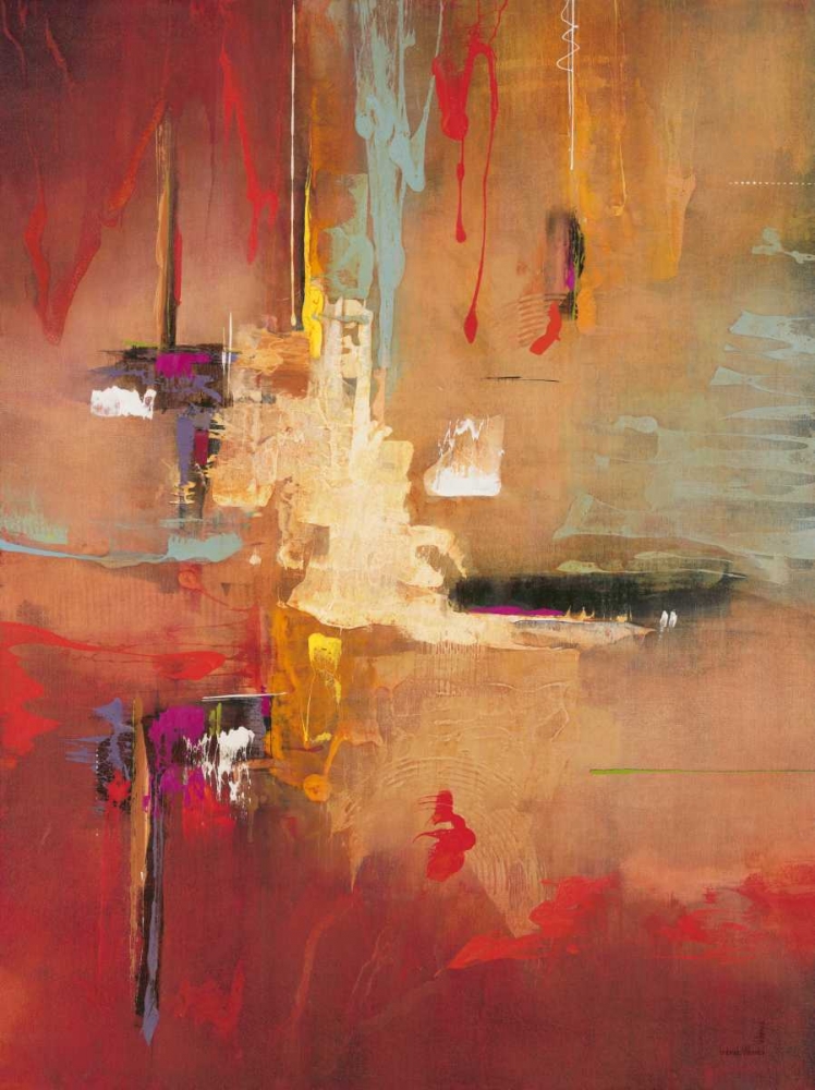 Opal Crimson art print by Gabriela Villarreal Villarreal for $57.95 CAD